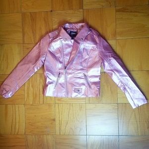 Pink Metallic  Jacket